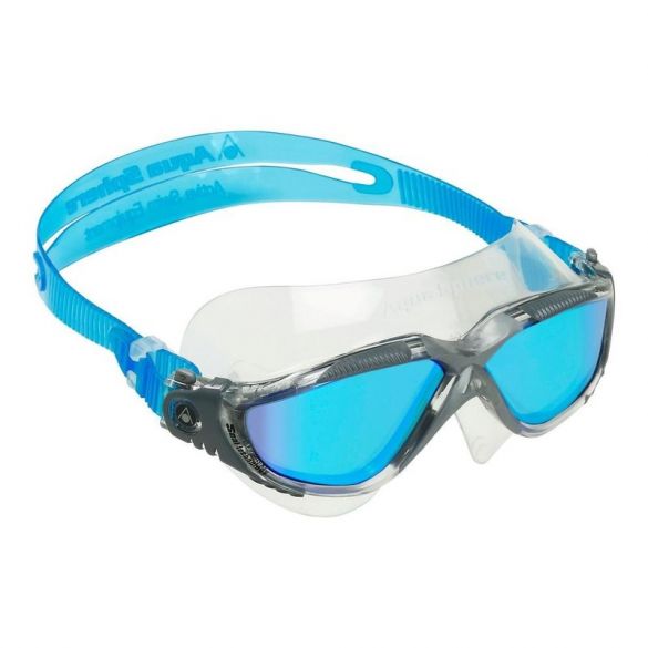 Aqua Sphere Vista blauw/Titanium spiegellens zwembril AS169640
