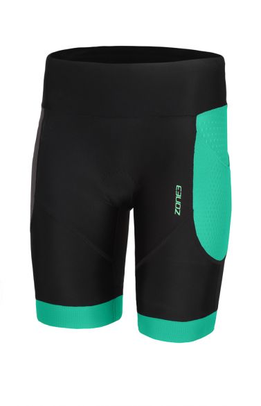 Zone3 Aquaflo plus tri shorts zwart/mint dames TW18WAQB109