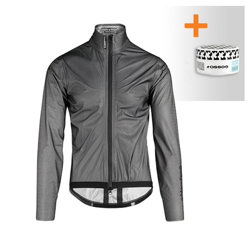 Assos Equipe RS Schlosshund regenjacket zwart unisex 133236218
