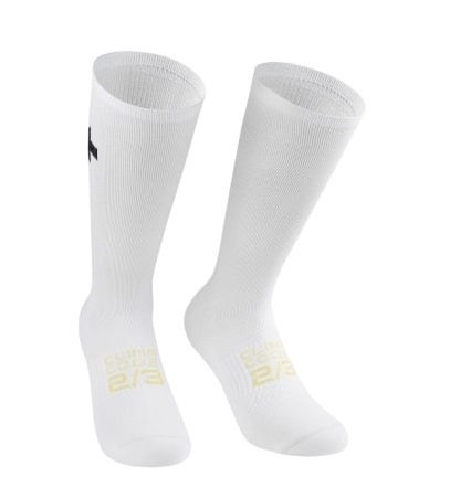 Assos spring/fall P1 fietssokken wit unisex P13.60.789.58