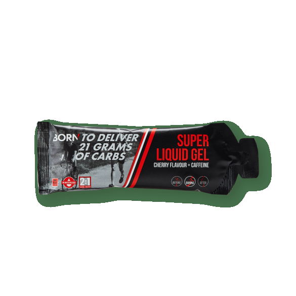 Born Super liquid gel Cherry 2:1 + Caffeine box 12 x 55 ml  2001040