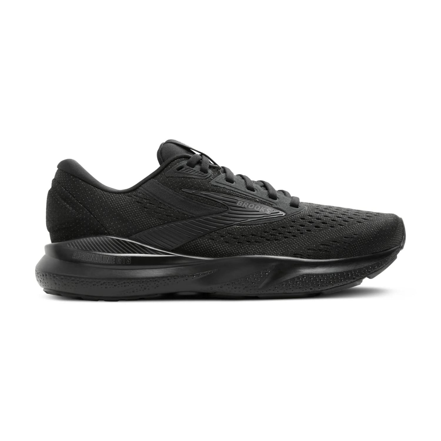 Brooks Adrenaline GTS 24 Wide hardloopschoenen black/black/ebony heren 1104374E020