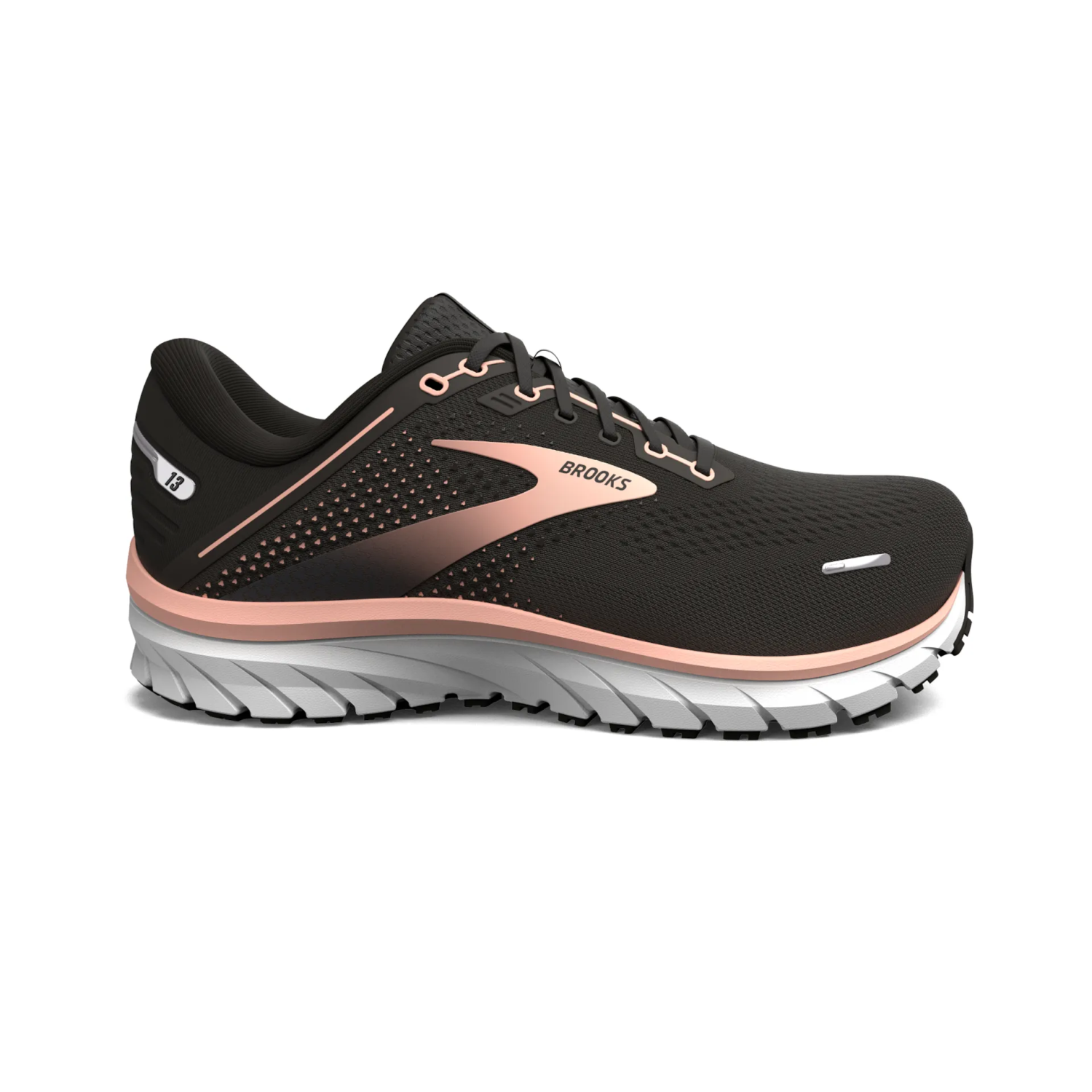 Brooks Defyance 13 hardloopschoenen Narrow zwart/roze dames 1204062A087