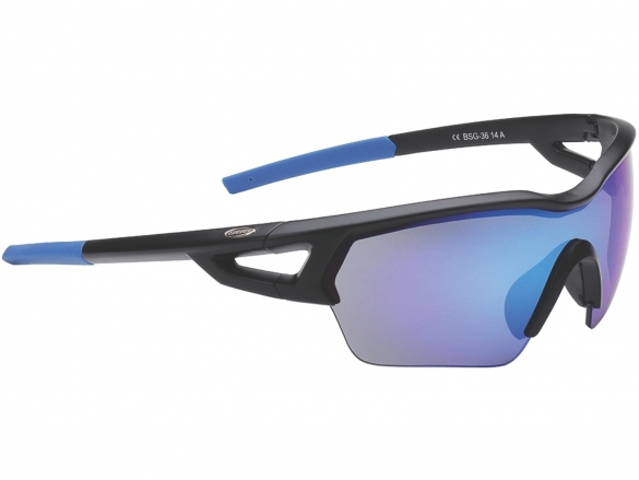 BBB Sportbril Arriver blauw/MLC mat zwart 2973253612