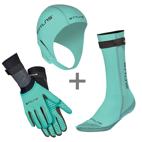 BTTLNS Neopreen accessoires voordeelset mint 0120017-036