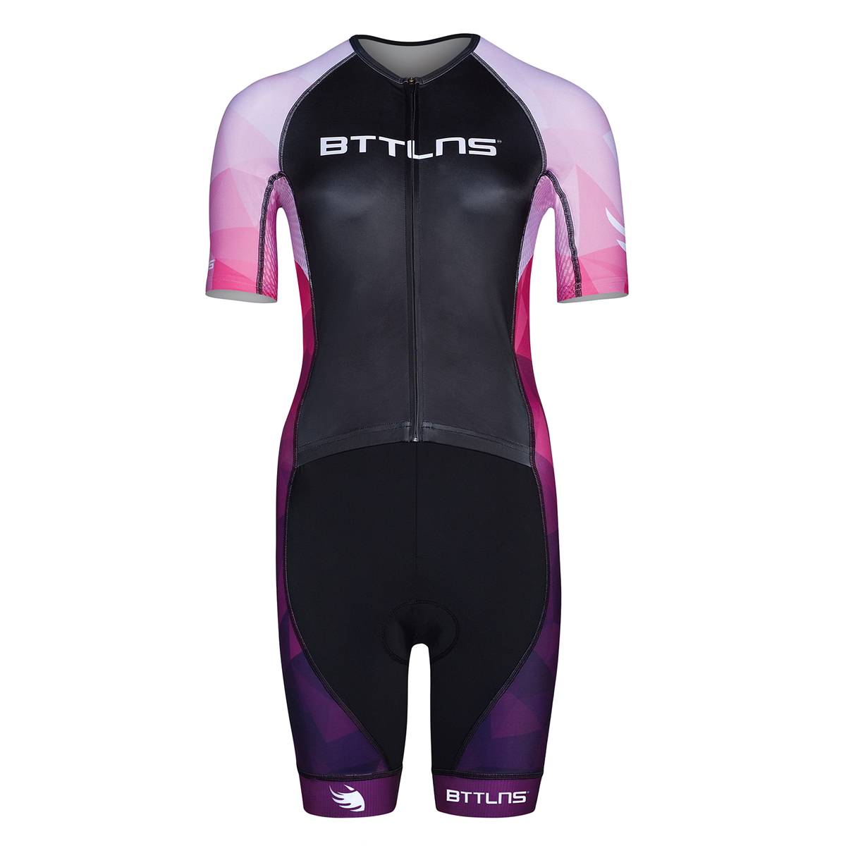 BTTLNS Typhon 2.0 SE trisuit korte mouw paars dames 0222002-126