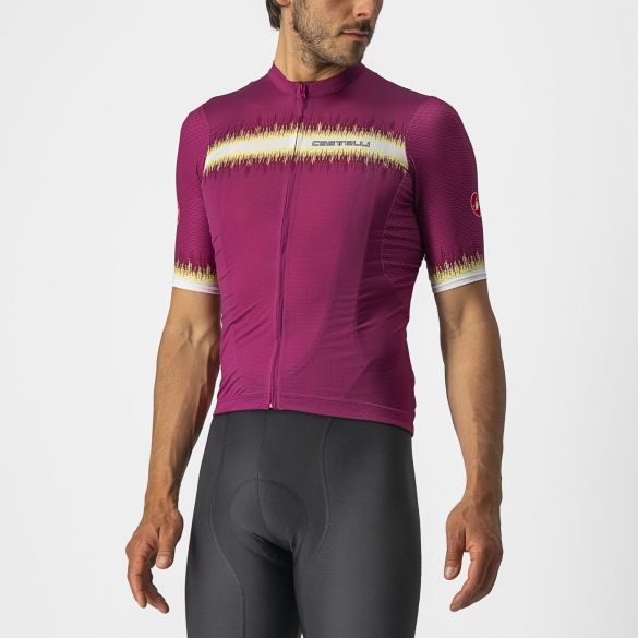 Castelli Grimpeur korte mouw fietsshirt rood heren 4522020-982