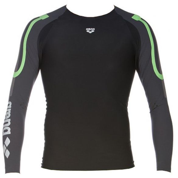 apotheker Spanning Nieuwjaar Arena Carbon Compression long sleeve zwemshirt heren kopen? Bestel bij  triathlon24.be