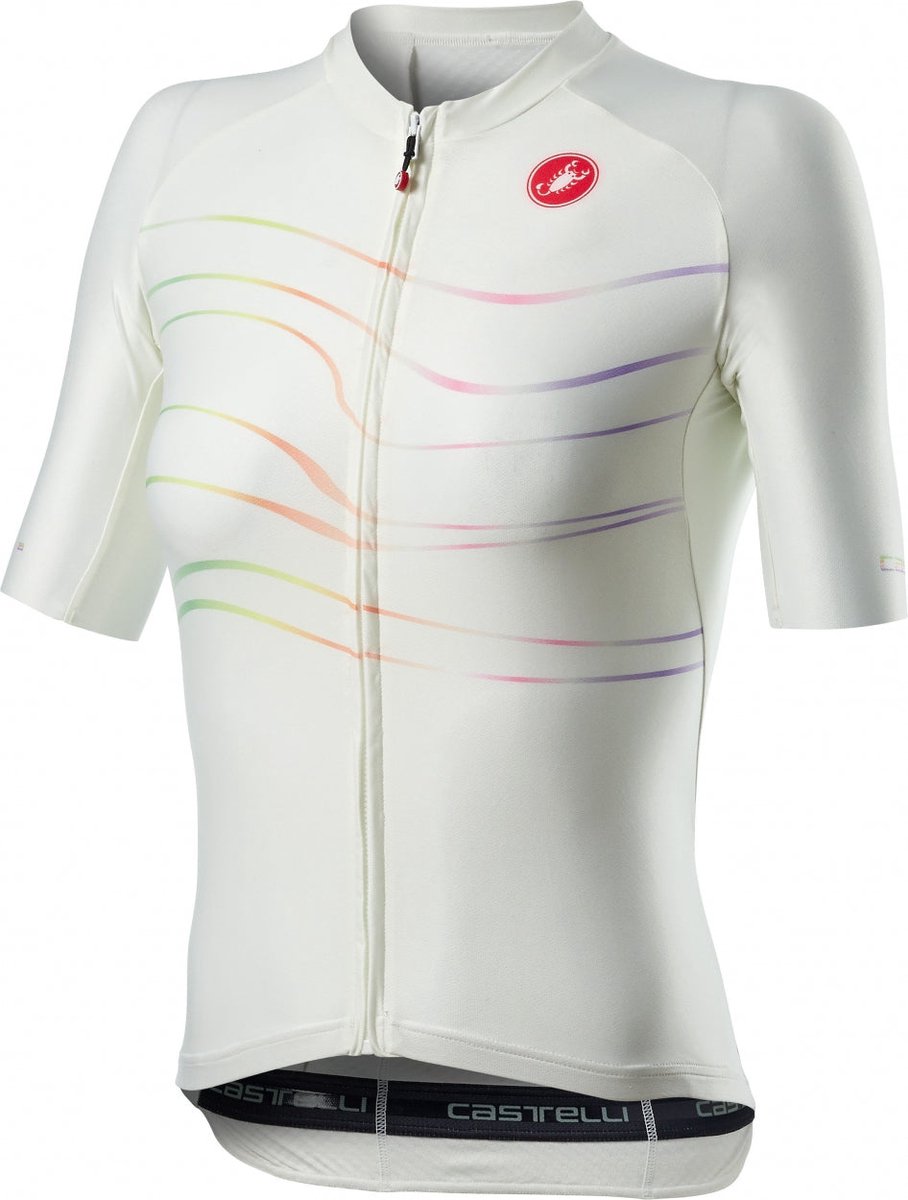 Castelli Aero Pro W FZ SS shirt turquoise dames  4521046-065