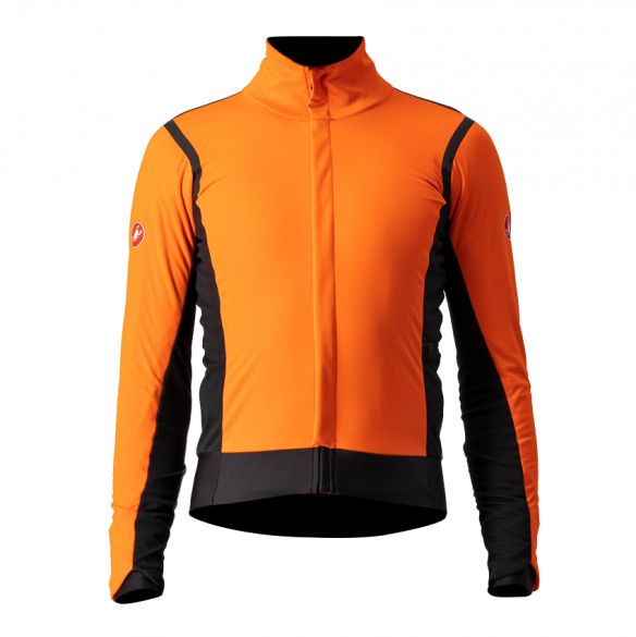 Castelli Alpha RoS 2 fietsjack oranje heren 4520502-034