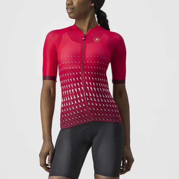Verkleuren Wild vrijheid Castelli Climber's 2.0 fietsshirt korte mouw rood dames kopen? Bestel bij  triathlon24.be
