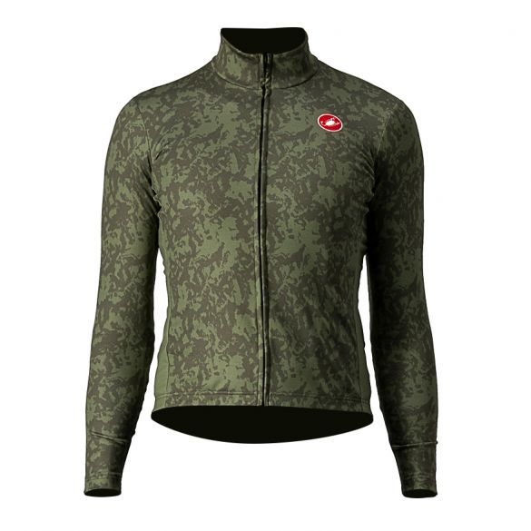 Castelli Unlimited Thermal SS fietsshirt groen heren 4521508-075