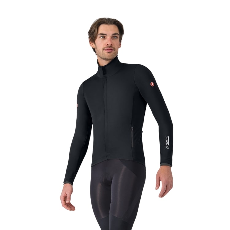 Castelli Alpha 150 fietsjack light black/black heren 4525502-034