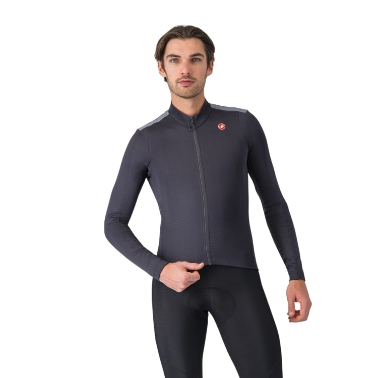 Castelli Puro 4 fietsjack dark grey heren 4525510-030