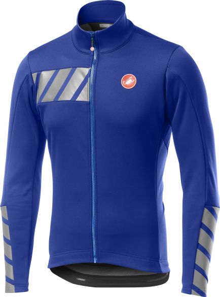 Castelli Raddoppia 2 fietsjack blauw heren 19506-054