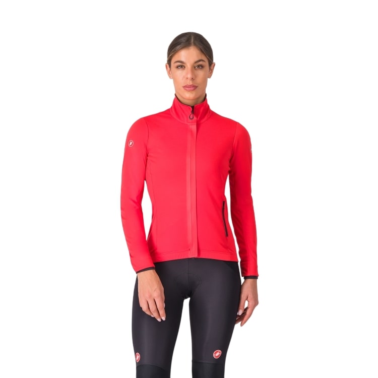 Castelli Alpha 150 W jacket lange mouw dames hibiscus dames 4525531-081