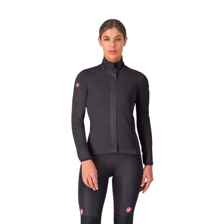 Castelli Alpha 150 W jacket lange mouw light black dames 4525531-085
