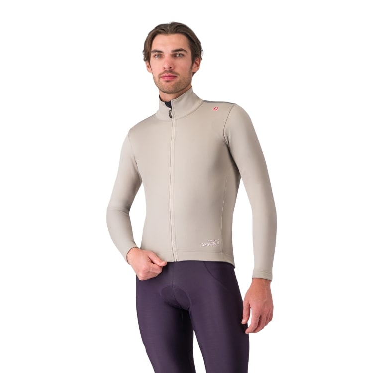Castelli Espresso air jacket lange mouw clay heren 4524502-294
