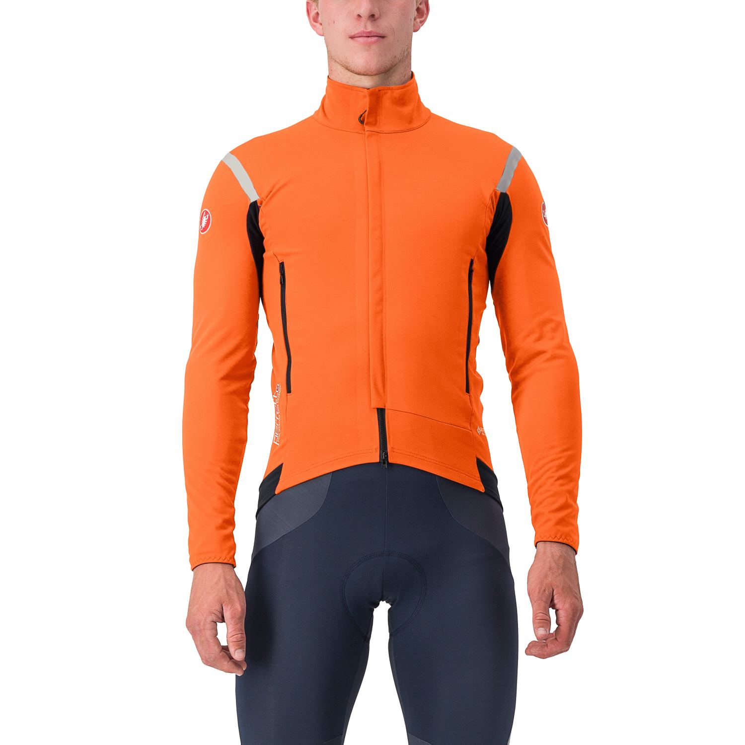 Castelli Perfetto RoS 2 lange mouw fietsjack oranje heren 4522511-857