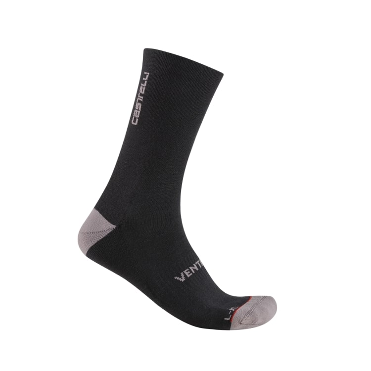 Castelli Venti soft merino sock zwart unisex 4525563-010