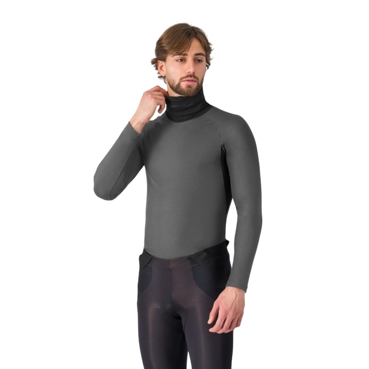 Castelli Flanders 2 high neck warmer gray heren 4525524-008