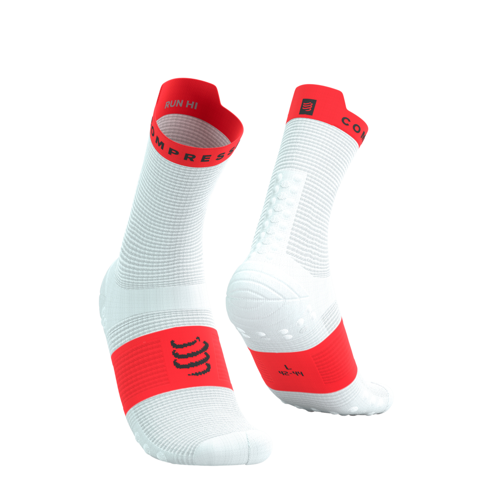 Compressport Pro Racing Socks V4.0 Run High rood XU00046B3090