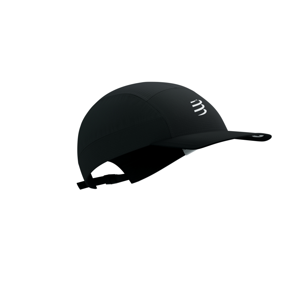 Compressport 5 Panel Light Cap zwart XHWU7369038TU