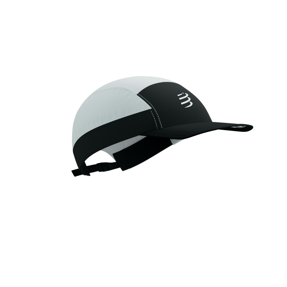 Compressport 5 Panel Light Cap wit/zwart XHWU7360002TU