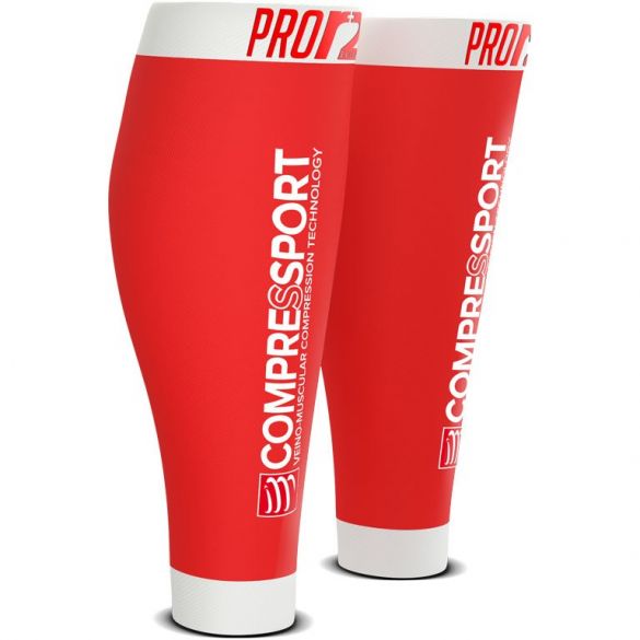 Compressport Pro racing compressie tubes rood R2-CH3150