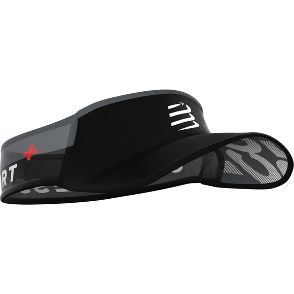 Compressport Ultralight hardloop visor zwart CU00005B_990