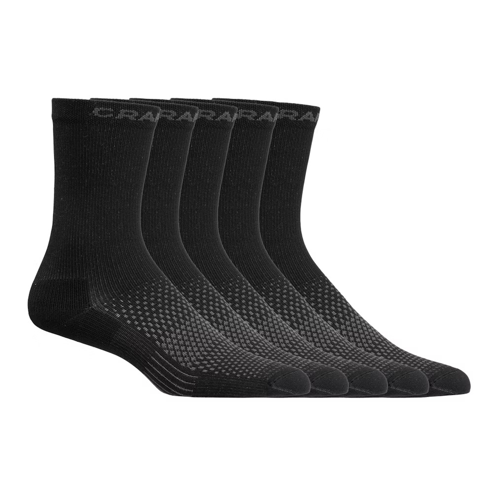 Craft Active High sokken 5-pack zwart unisex 1916100-999000