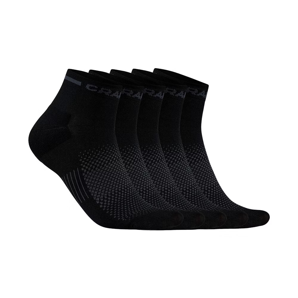 Craft Active Mid sokken 5-pack zwart unisex 1916101-999000