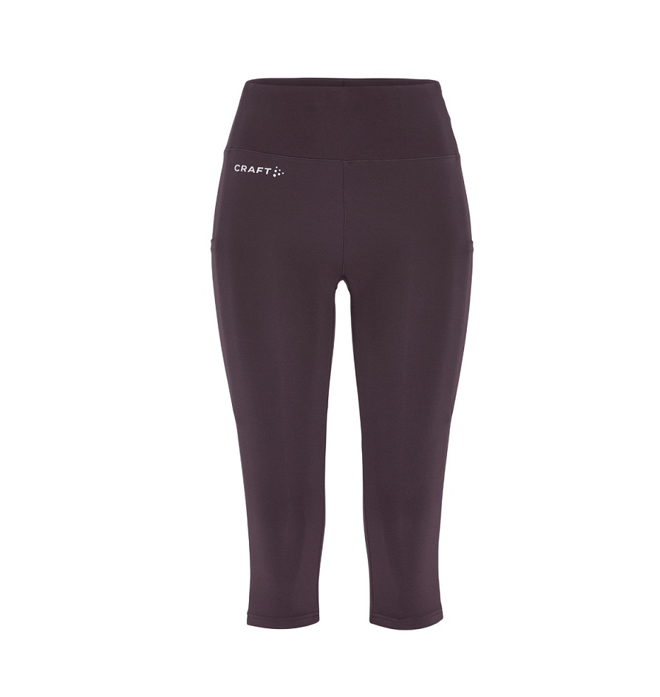 Craft ADV Essence 2 Capri 3/4 hardloopbroek paars dames  1913209-499000