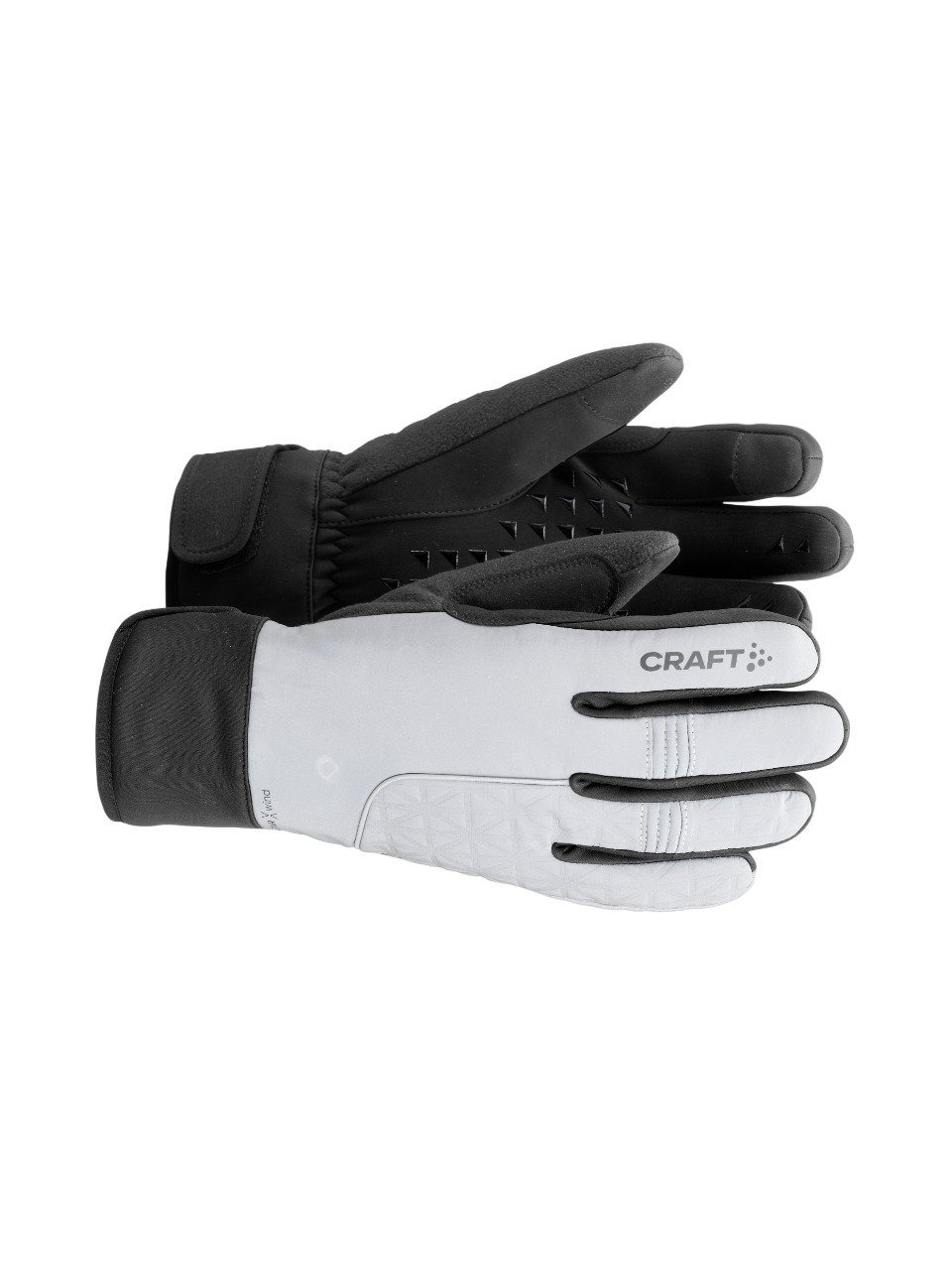 Craft Siberian 2.0 fietshandschoenen zilver/zwart unisex 1906572-926999