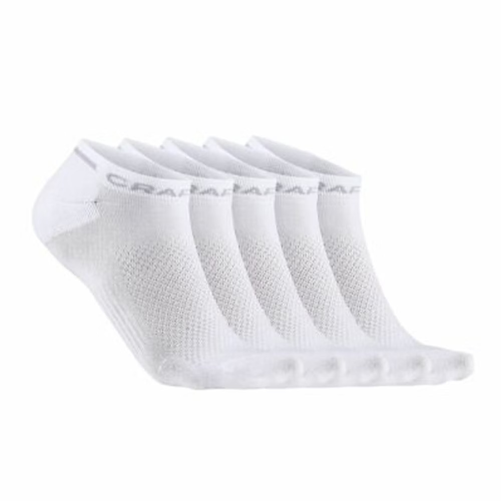 De Craft Active Shaftless sokken 5-pack wit unisex 1916102-900000