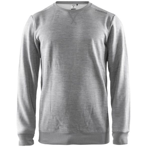 Craft Leisure vrijetijdssweater crewneck grijs heren 1907564-950000