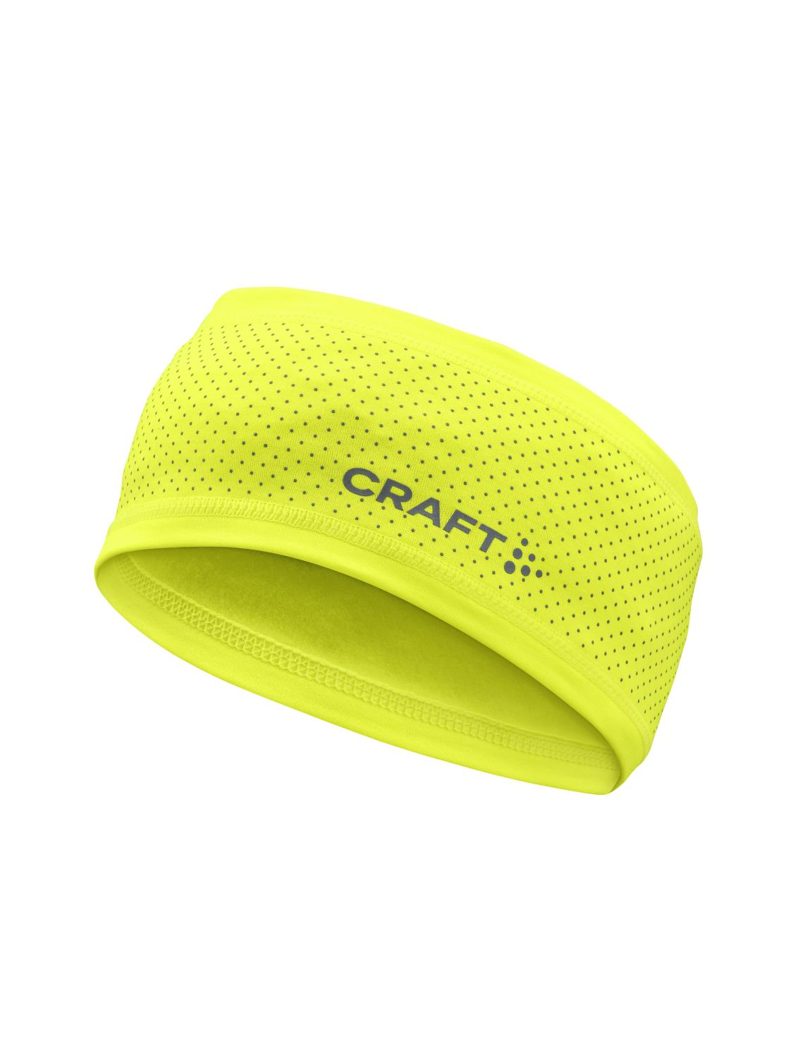 Craft Lumen Fleece 2 hoofdband geel unisex  1916577-851000