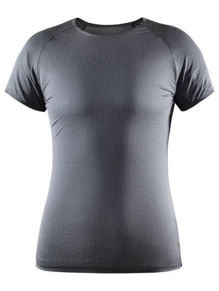 Craft Pro Dry Nanoweight korte mouw ondershirt grijs dames 1908854-985000