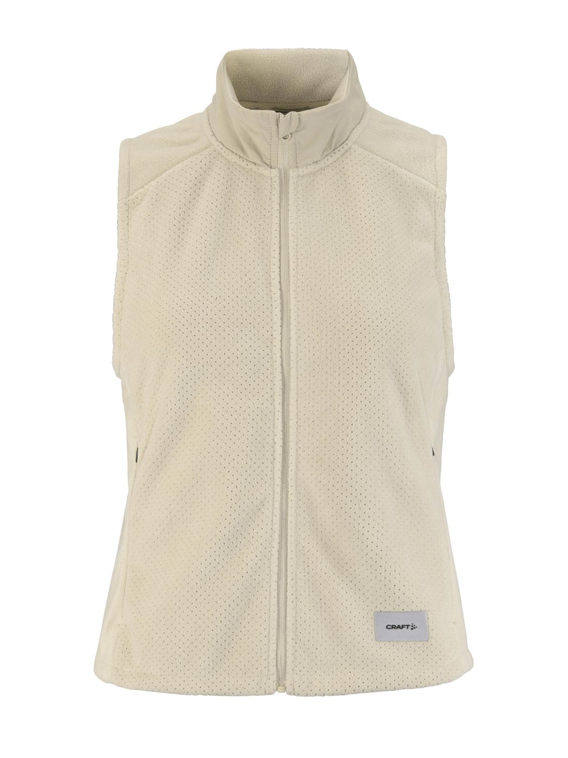 Craft Subz Fleece hardloopvest mouwloos beige dames  1916566-214000