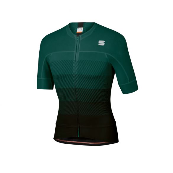 Sportful Bodyfit pro evo fietsshirt korte mouwen groen/zwart heren 1120003-329