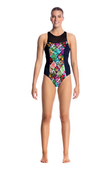 Funkita Jungle jam hi flyer badpak dames