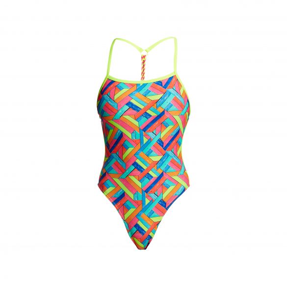 Funkita Panel pop twisted badpak dames FKS010L02211