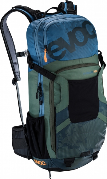 EVOC FR 16L enduro team / copen blue-olive-slate 100107201-M/L