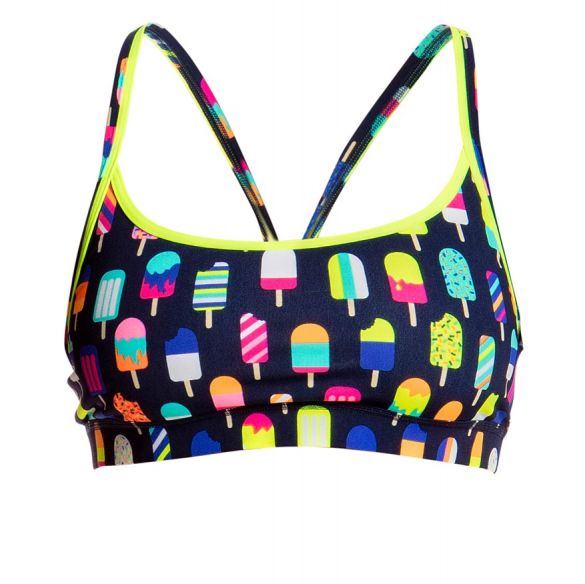 Funkita Frosty fruits Sports bikinitop dames FS02L01725