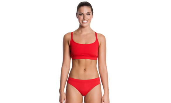 Funkita Still rood Sports bikini set dames FS02L00467-FS03L00467