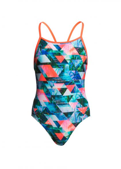 Funkita Split scene diamond back badpak meisjes FS11G01871