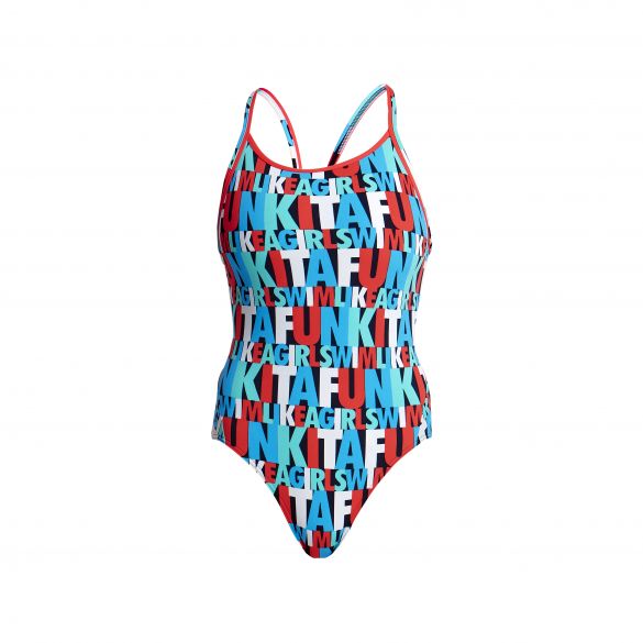 Funkita Swim squad diamond back badpak dames FS11L02076