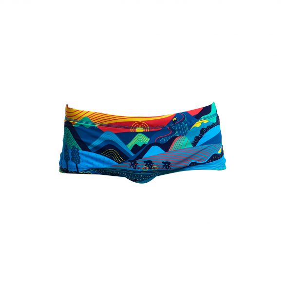 Funky Trunks Allez Allez Plain front trunk zwembroek heren FT01M02302