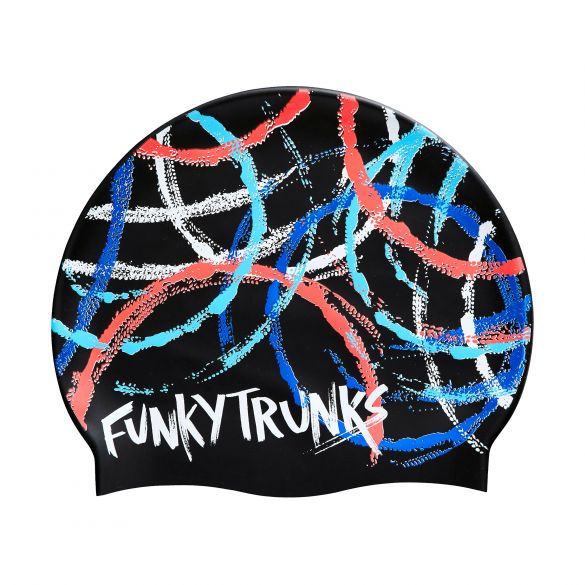 Funky Trunks Spin Doctor siliconen badmuts zwart FT9971432