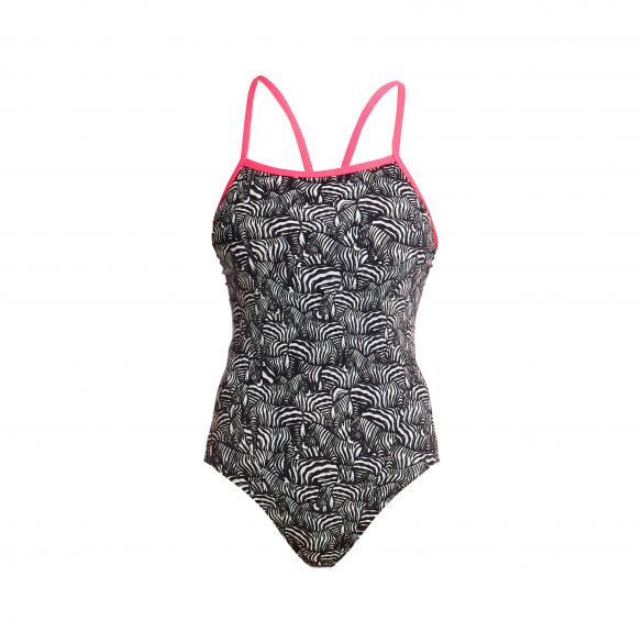 Funkita Zebra Crossing single strap badpak FKS030L02509